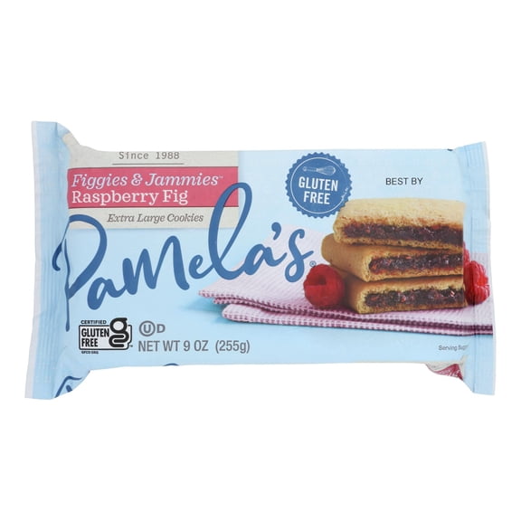 Pamela's Products - Figgies and Jammies - Raspberry - Case of 6 - 9 oz.