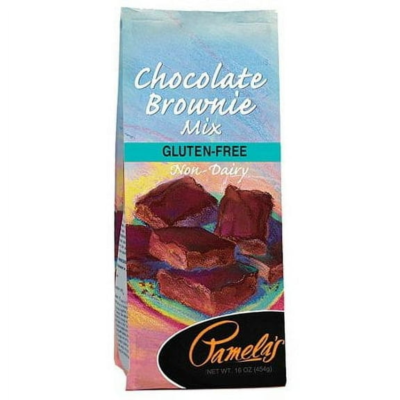 Pamela's Products Gluten Free Chocolate Brownie Mix 16 OZ , Pack - 6