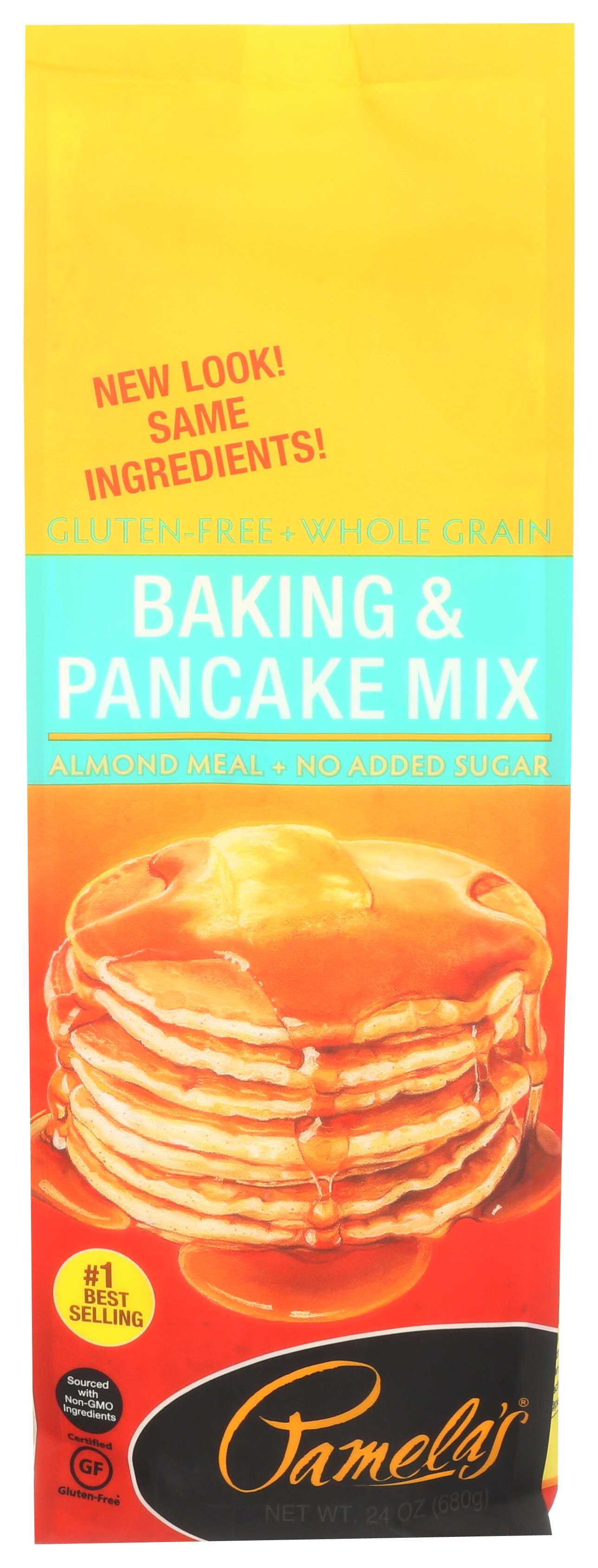 Pamelas Wheat Free Baking/Pancake Mix, 24 Ounce -- 6 per case.