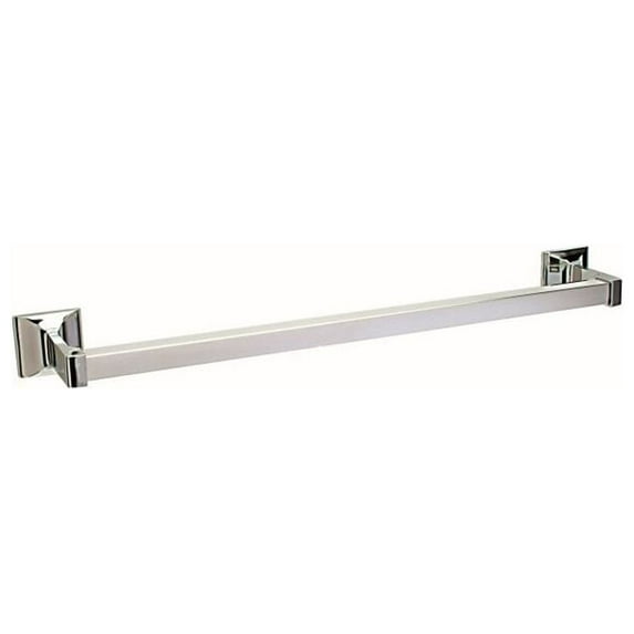 Pamex BC2CP13824 24 in. Campbell Collection Towel Bar Set, Bright Chrome