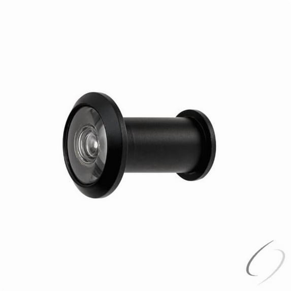 Pamex DD01180ULBL 1.37 to 2.25 in. UL 180 Degree Door Viewer - Matte Black