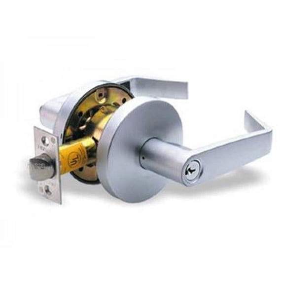 Pamex FY3SSC Storeroom with Clutch Princeton Lever Grade 2 Cylindrical Lockset, Satin Chrome
