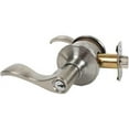thumbnail image 1 of Pamex  Left Hand Naples Lever with Round Rose Keyed Entry Lockset Grade 3 with KW1 Keyway, Satin Nickel, 1 of 5