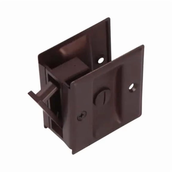 Pamex PF1D30 Passage Kwikset Style Sliding Door Lock - Venetian Bronze Finish