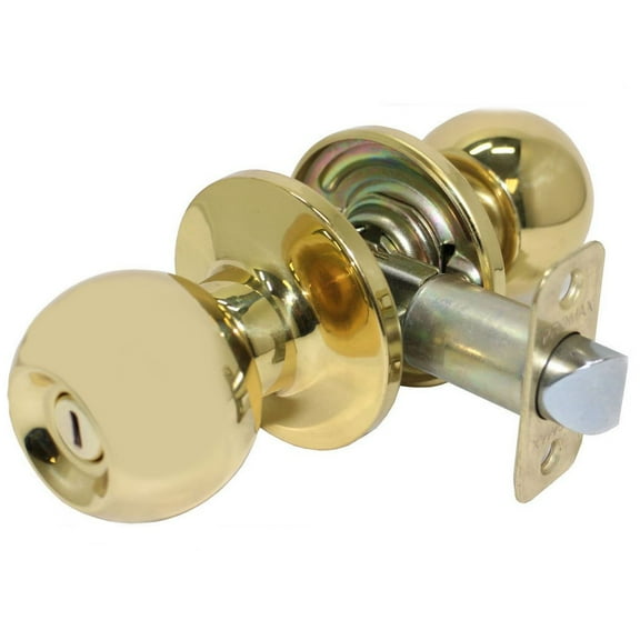 Pamex PT3710 Southgate Privacy Lock, Polished Brass
