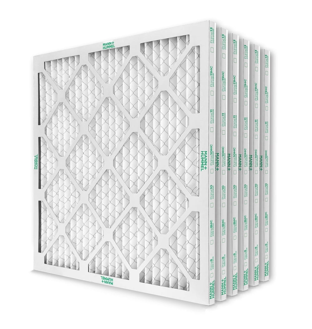 Pamlico Air 10x10x1 MERV 8 Pleated AC Furnace Air Filters. Quantity 6. (Actual Size: 9.5 x 9.5 x 0.75 Inches)
