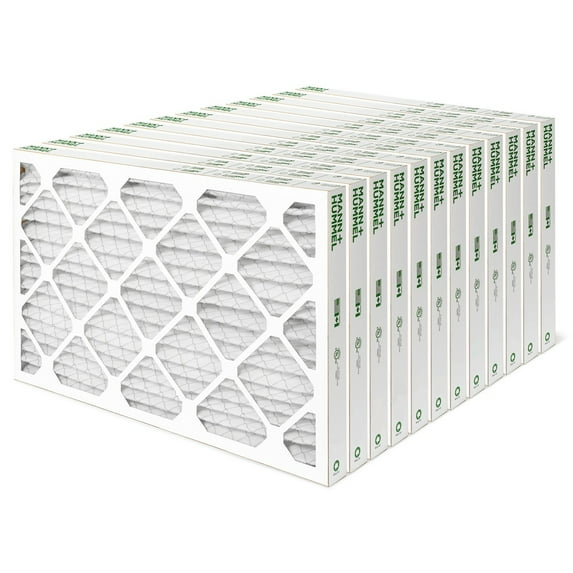 Pamlico Air 18x24x2 MERV 8 Pleated AC Furnace Air Filters. Case of 12. Actual Size: 17-3/8 x 23-3/8 x 1-3/4