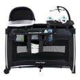 thumbnail image 1 of Pamo Babe 4 in 1 Baby Playard, Foldable Portable Crib with Bassinet & Changing Table and Toy Bar(Black), 1 of 7