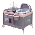 thumbnail image 1 of Pamo Babe Nursery Center Playard with Bassinet & Changing Table for Newborn,4-Panels Playpen, 1 of 10