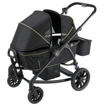 Pamo Babe Unisex 2-Seat Wagon Stroller Folding Baby Stroller with Adjustable Canopy, 6 months - 5 years old