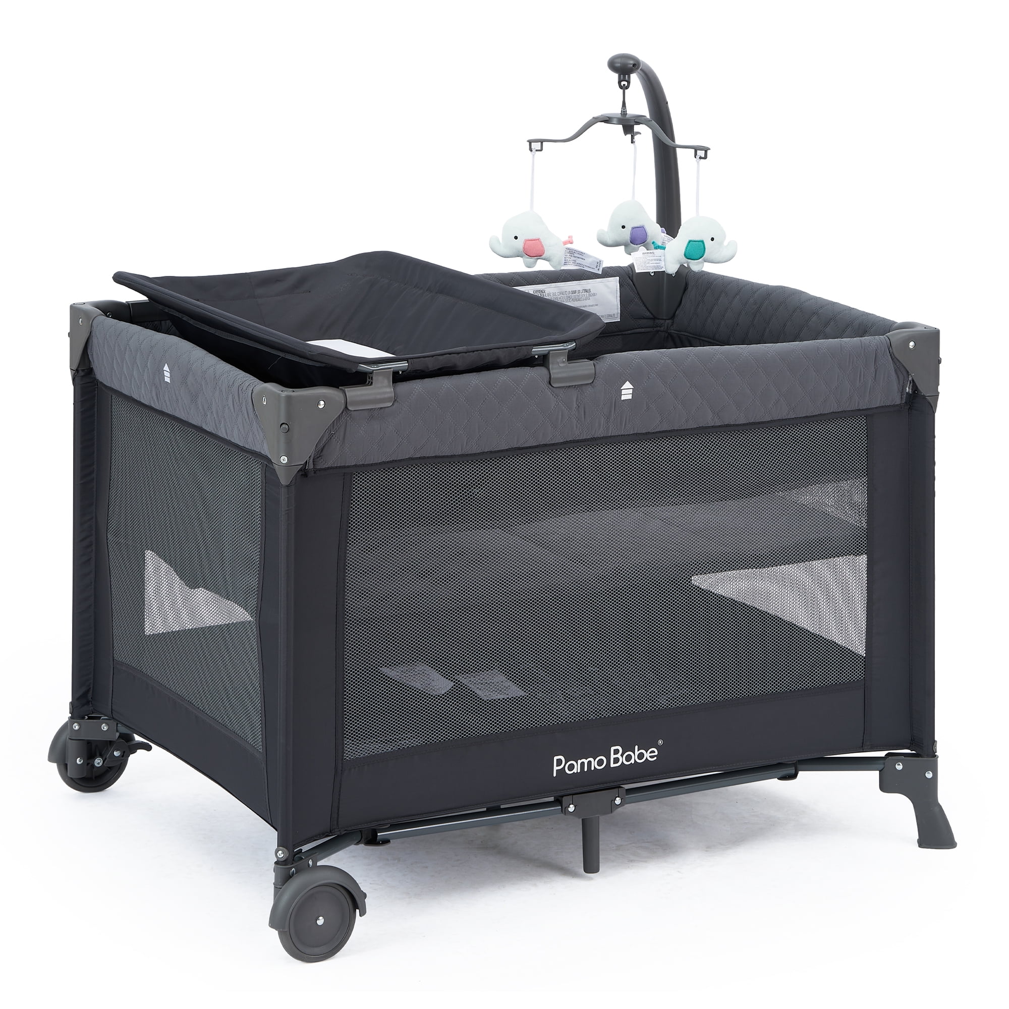 Pamo Babe Unisex Deluxe Nursery Center Playard and with Carry