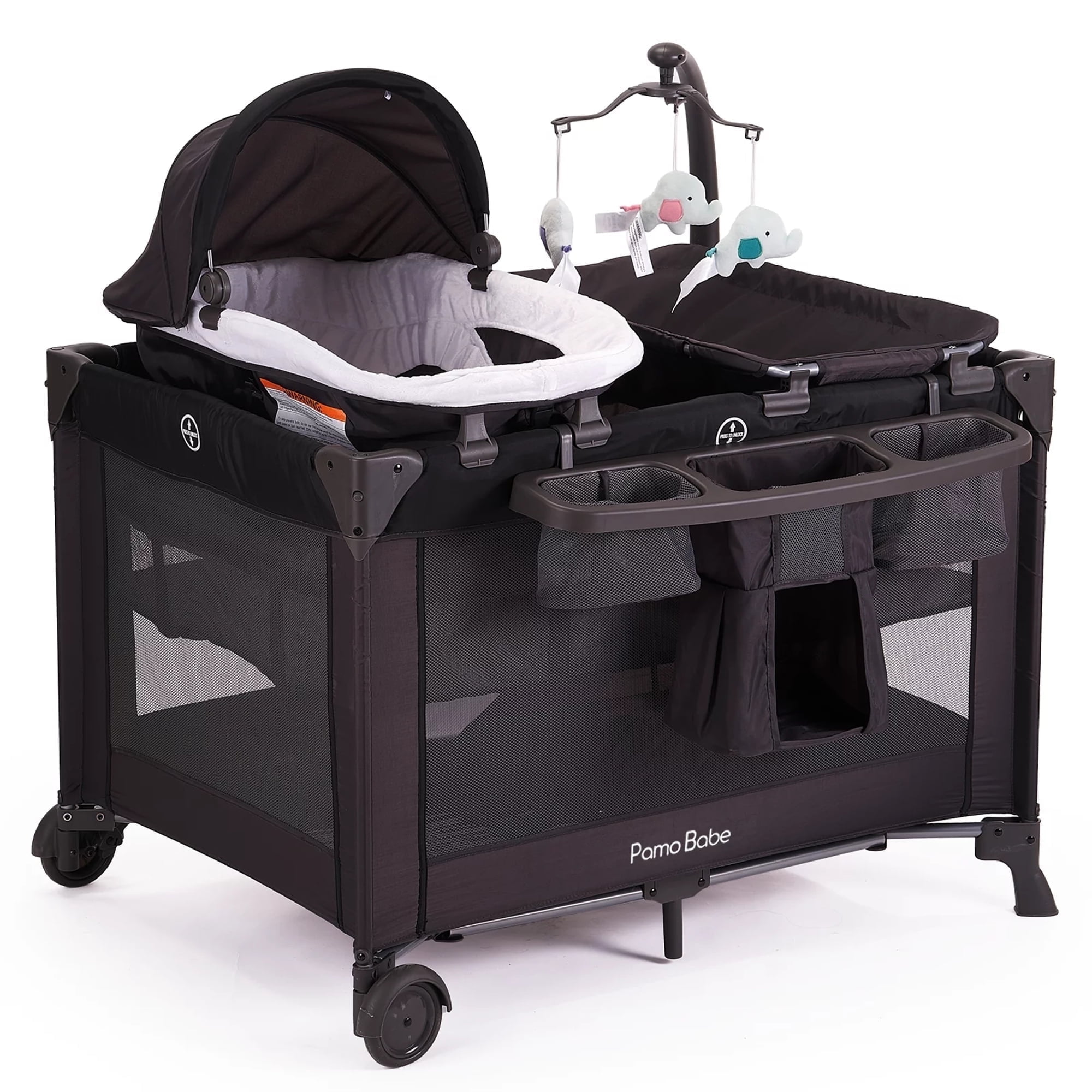 Photo 1 of  Babe Unisex Nursery Center Baby Playard with Bassinet & Changing Table, Newborn