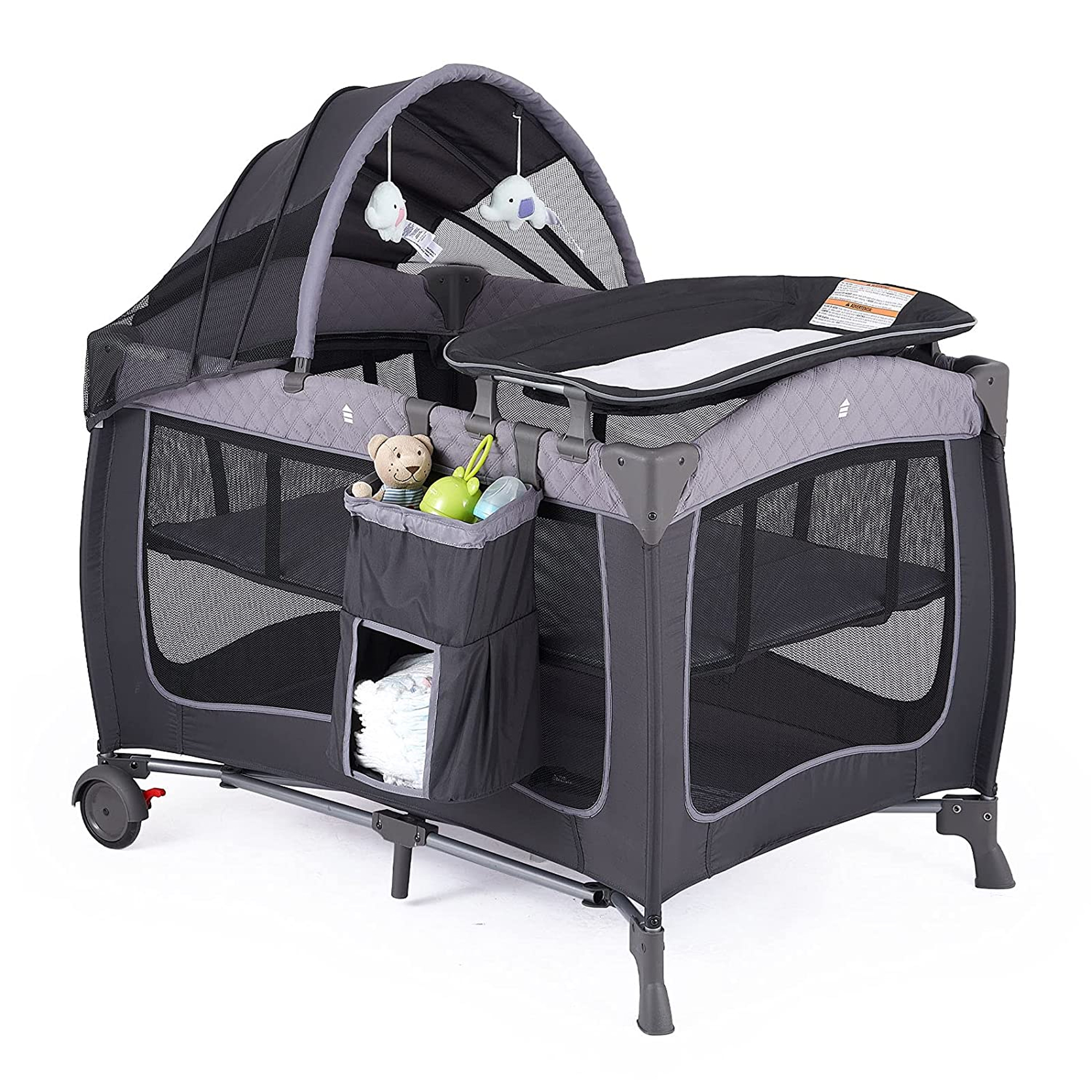 Monbebe Flex Deluxe Portable Playard, Boho