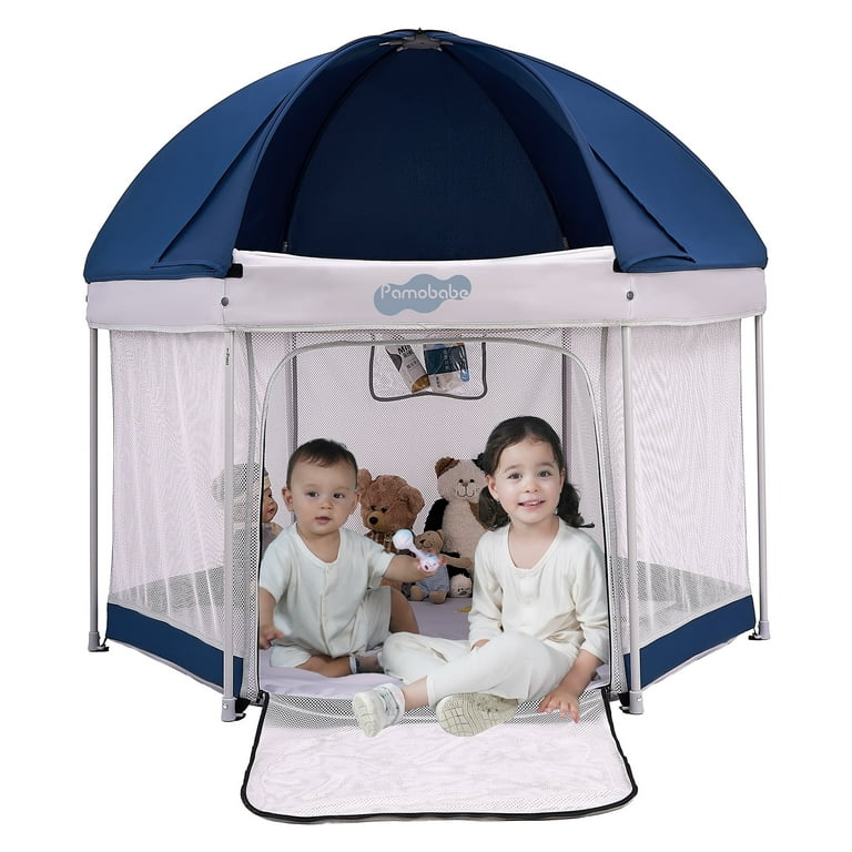 Pamo Babe Outdoor Baby Playpen, Portable, Lightweight, Toddler