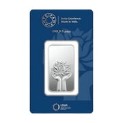 Pamp MMTC Lotus 50 Gram Silver Bar - In Assay