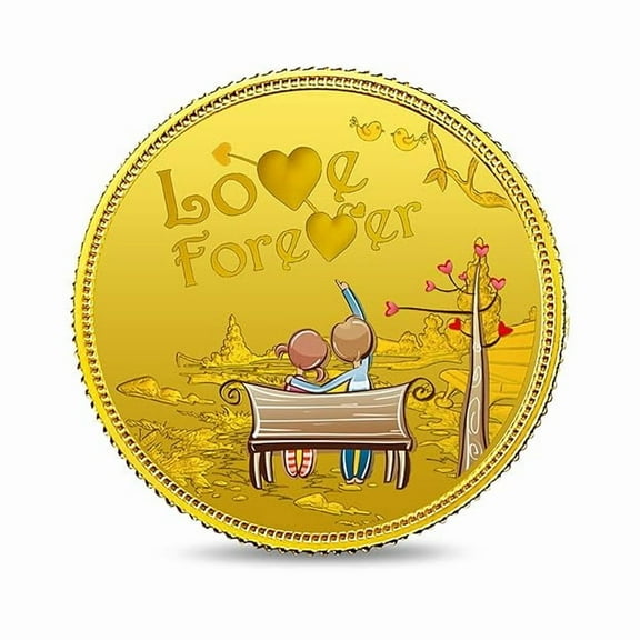 Pamp MMTC Love Forever 5 Gram Colorized Gold Round - In Assay