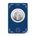 thumbnail image 1 of Pamp Mmtc Lotus  10 Gram Silver Coin - In Assay Card, 1 of 4