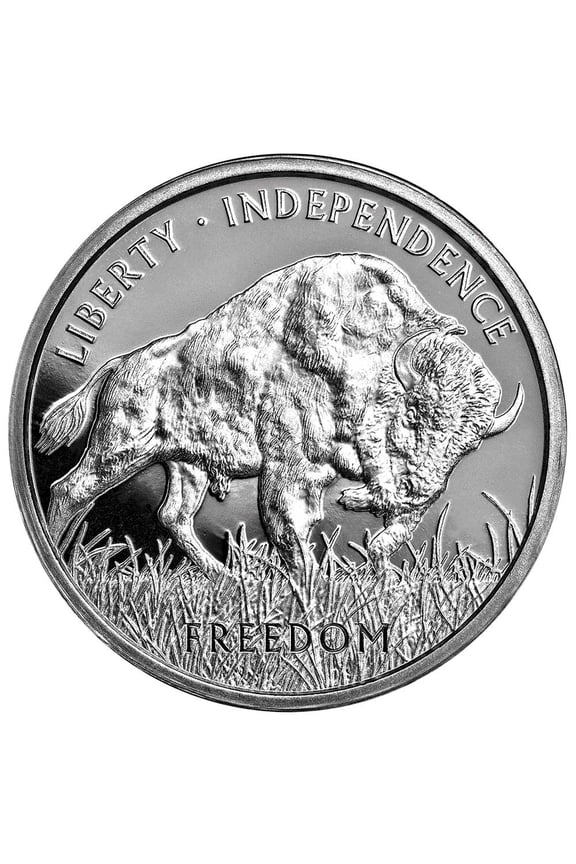 Pamp Silver Buffalo Round 1 oz .999 Fine