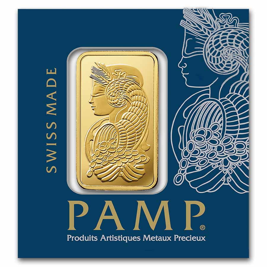 PAMP SUISSE 1" gram Gold Bar