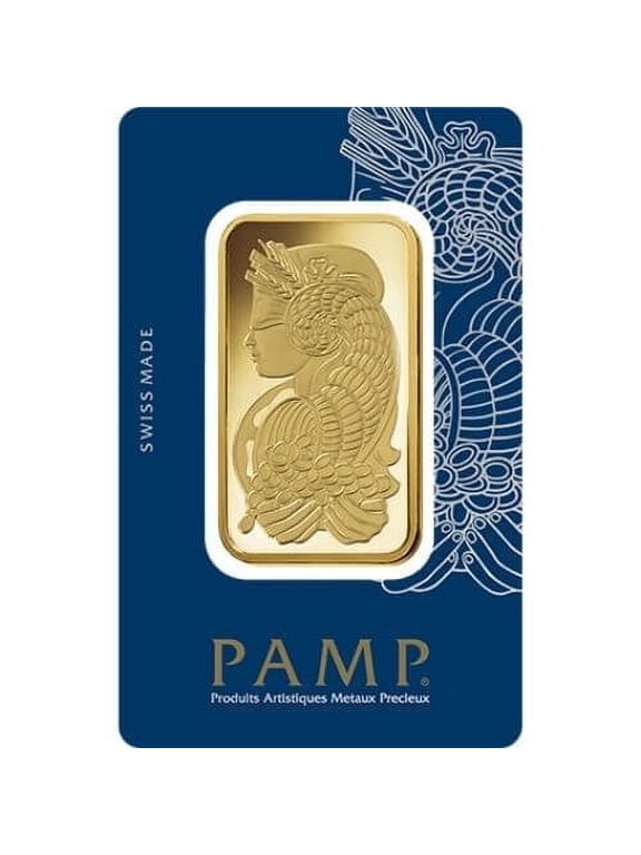 1 oz Gold Bar - Lady Fortuna 0.9999 Fine Gold