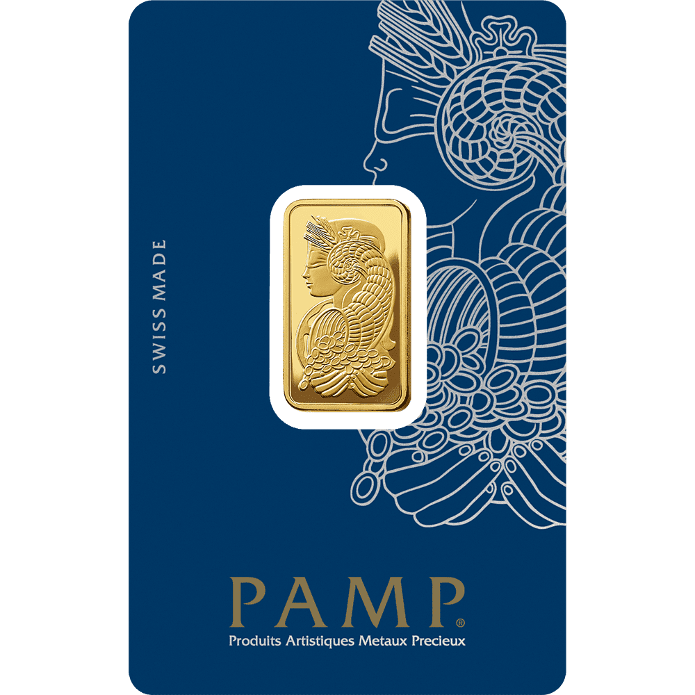 Pamp Suisse 10 Gram Gold Bar - Lady Fortuna .9999 Fine