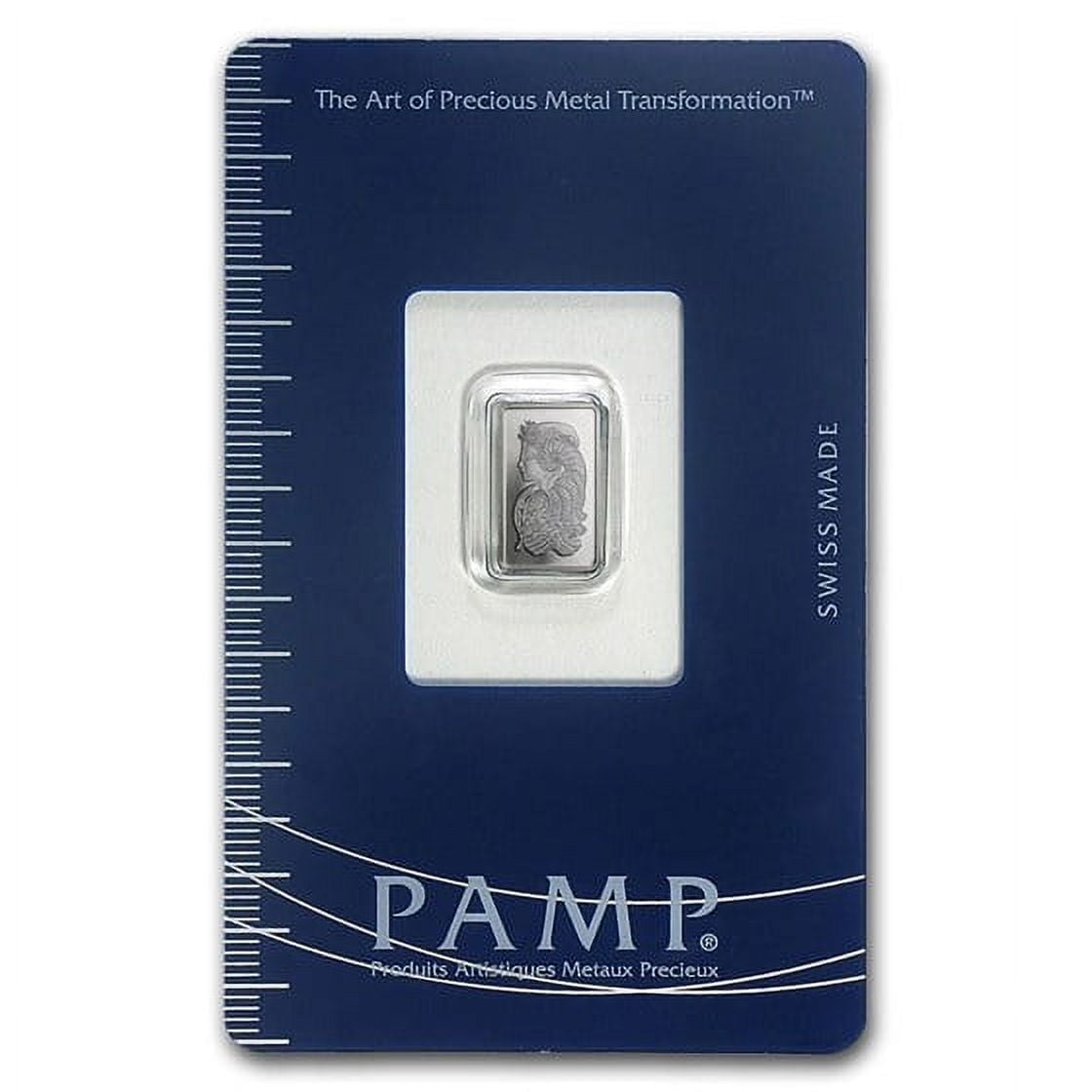 PAMP SUISSE Lady Fortuna 1 Gram Palladium - Large Card Assay