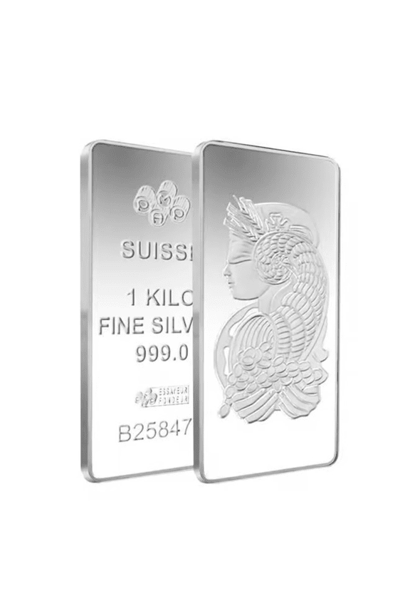 Lady Fortuna 1 Kilo Silver Bar - Hard Case + Coa