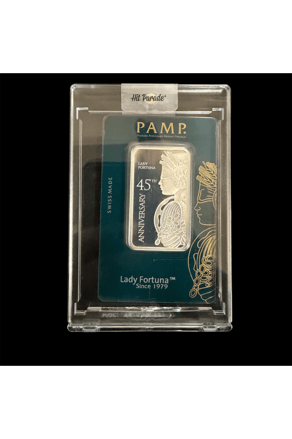 Lady Fortuna 45th Anniversary 1 oz Silver Bar - In Assay