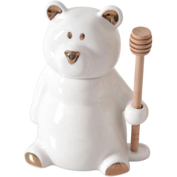 Pampa Bay Get Gifty Honey Bear Jar, 3.5" x 4.75" x 6"