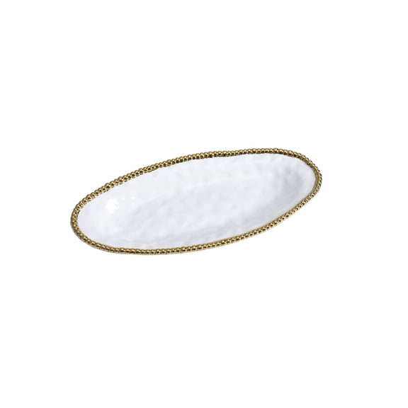 Pampa Bay Golden Salerno Oval Serving Piece