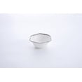 thumbnail image 1 of Pampa Bay Salerno - Medium Porcelain Bowl (White and Silver), 1 of 7