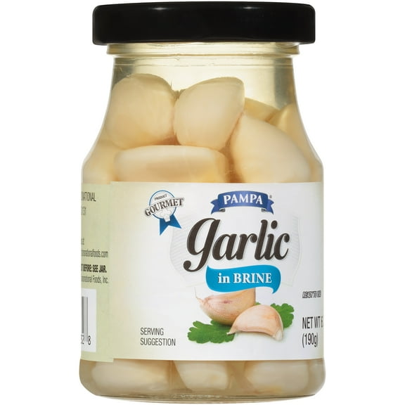 Pampa Garlic in Brine 6.7 oz. Jar