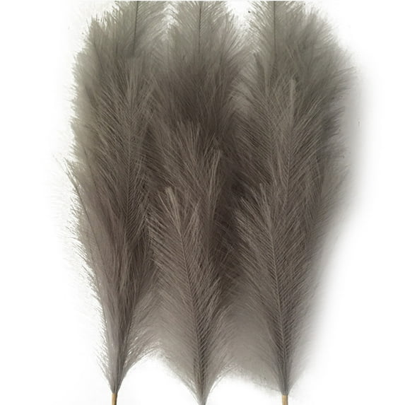Pampas Grass Autumn Decoration Easy To Manage Home Décor High-Quality Pampa Autumn Reed Artificial Pampa No Odor Gray 83CM 18PCS