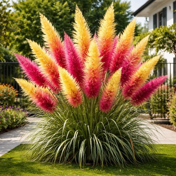 Pampas Grass-Low Maintenance,for Garden,Ideal for Beds Borders Plant Pots & Planters