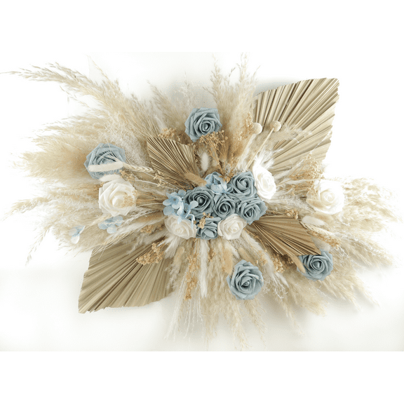 Pampas Grass Wall Arrangement | Wedding Decor, Home Decor, Nursery Decor, Baby Shower Decoration Floral, Wedding Arch Backdrop, Boho Wedding Decor