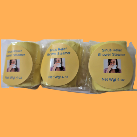 Pamper Yourself Sinus Relief 3 pk Shower Steamers