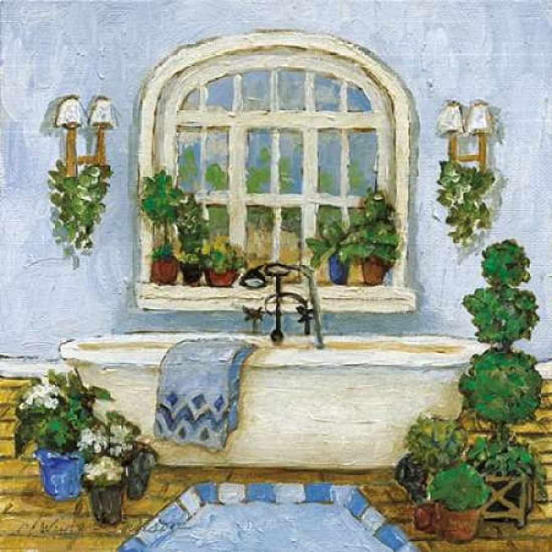 Pampered Bath II Canvas Art - Charlene Olson (24 x 24)