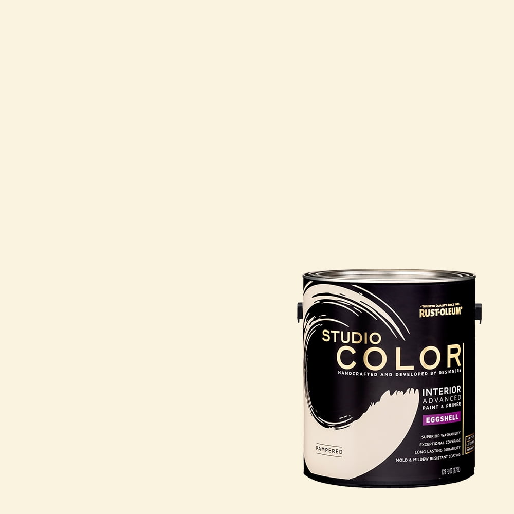 Pampered, Rust-Oleum Studio Color Interior Paint + Primer, Eggshell Finish, Gallon