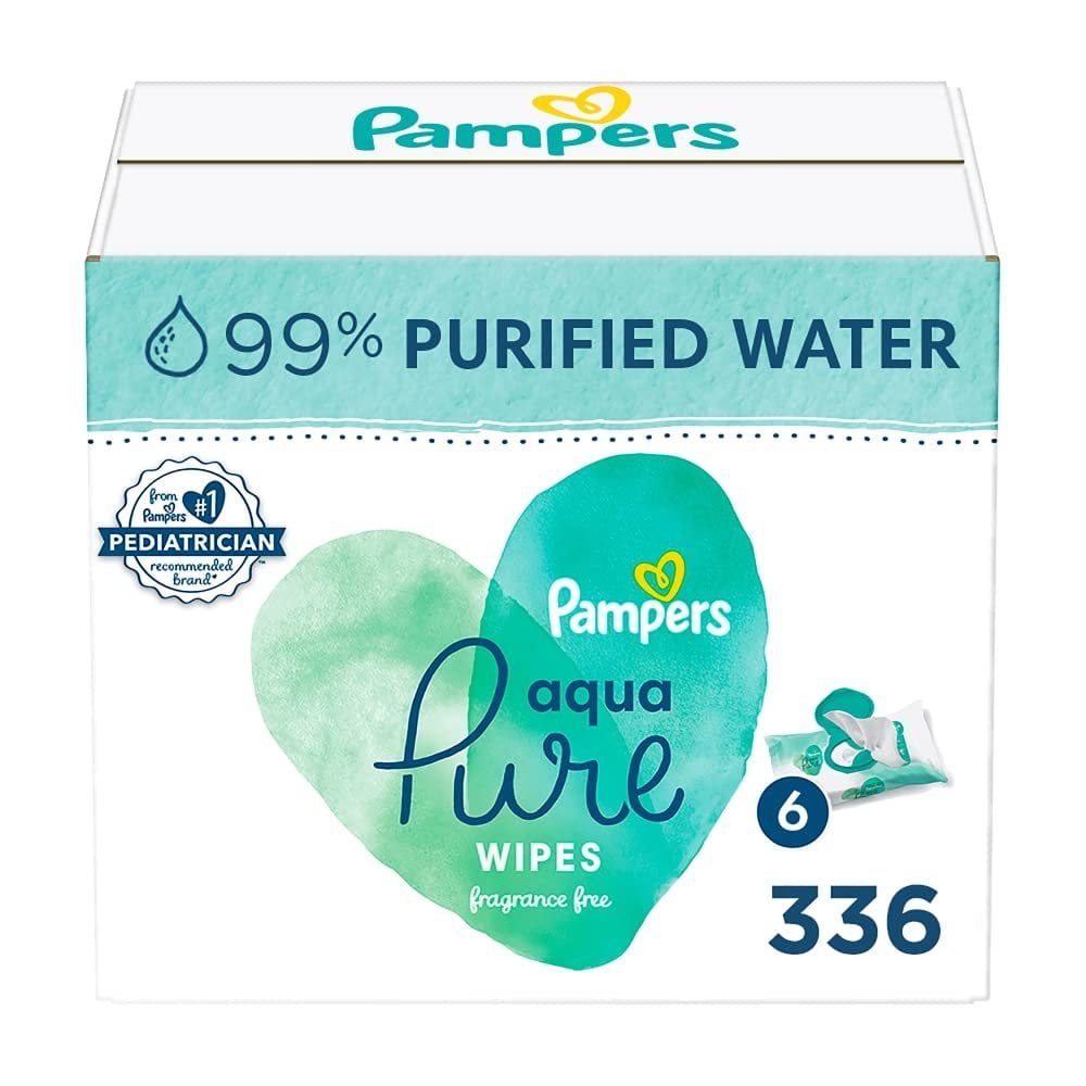 Pampers Aqua Pure Sensitive Baby Wipes (select Count) : Target