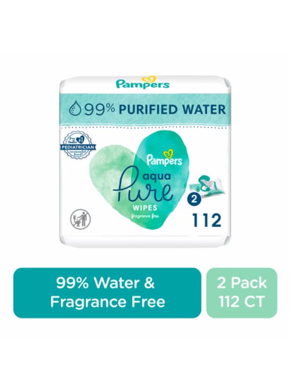Pampers Aqua Pure Sensitive Baby Wipes