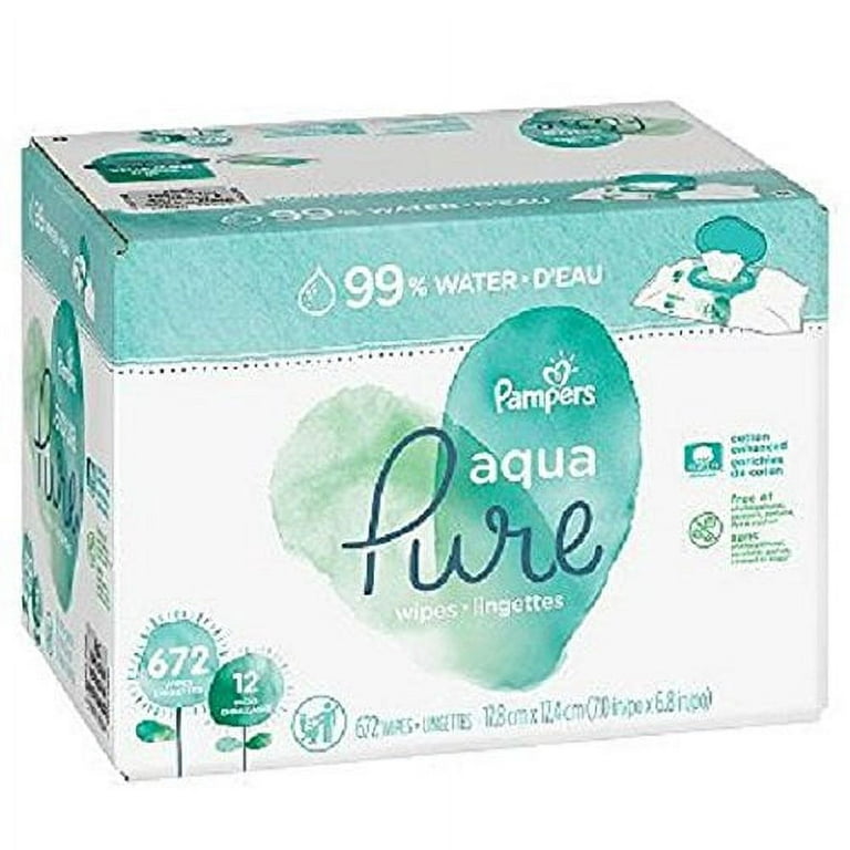 Aqua Pure Toallitas Húmedas 9x48uds,Aqua Pure Chusteczki nawilżane  9x48szt,Pampers – Pahrmacydiscount