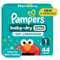 thumbnail image 1 of Pampers Baby Dry Diapers Size 1, 44 Count (Select for More Options), 1 of 15