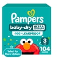 thumbnail image 1 of Pampers Baby Dry Baby Diapers Size 3, 104 Count (Select for More Options), 1 of 12