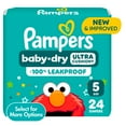 thumbnail image 1 of Pampers Baby Dry Diapers Size 5, 24 Count (Select for More Options), 1 of 16