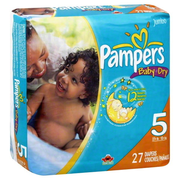 Pampers Baby Dry Diapers (Choose Your Size)