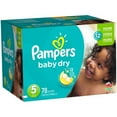 thumbnail image 1 of Pampers Baby Dry Diapers (Pack of 12), 1 of 1