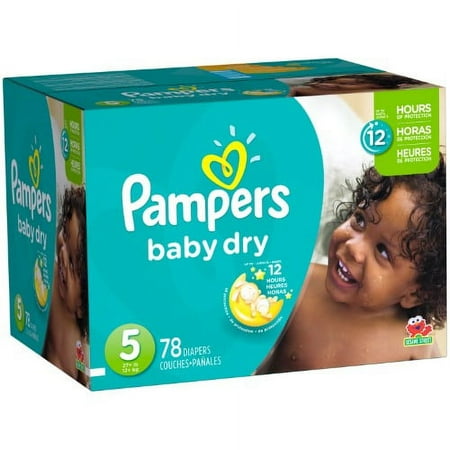 Pampers Baby Dry Diapers (Pack of 4)