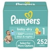 Count: 252, Diaper Size: Size 1
