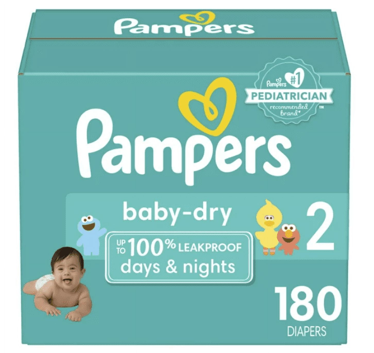 Pampers Baby-Dry Diapers Size 2, 37 Count