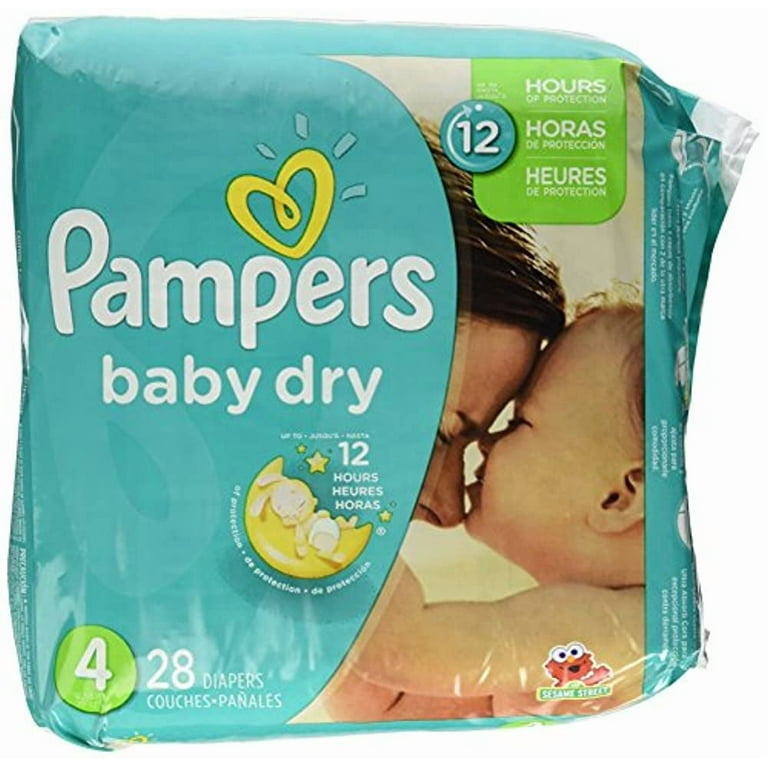 【yuma91221018 】Pampers 4パック Pampers Baby Dry Diapers, Size 4, Pack of 28 - Active Infant